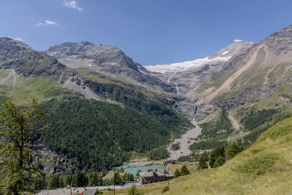 Der Palü-Gletscher im heissen Sommer 2026